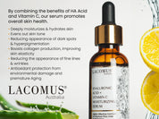 Organic Hyaluronic Acid + Vitamin C Moisturizing Serum