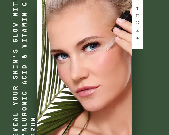 Reveal Your Skin's Glow with Organic Hyaluronic Acid + Vitamin C Moisturizing Serum