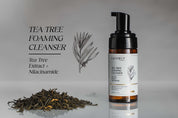 Organic Tea Tree Foaming Cleanser for Clear Skin & Acne Prevention