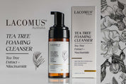 Organic Tea Tree Foaming Cleanser for Clear Skin & Acne Prevention