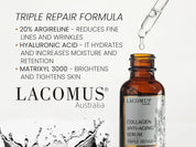 Collagen Anti-Aging Serum | Triple Repair with 20% Argireline, Hyaluronic Acid & Matrixyl 3000