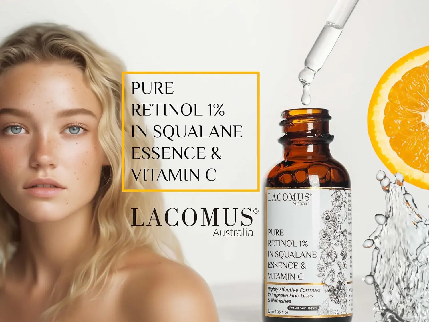 Pure Retinol 1% in Squalane Essence with Vitamin C